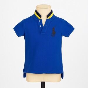 Polo‎ Ralph Lauren Boys Size 4 Short Sleeve Rugby Shirt 4 Pony Regular Fit